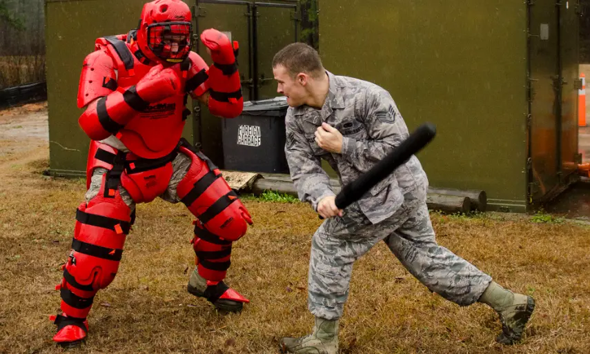 training of baton