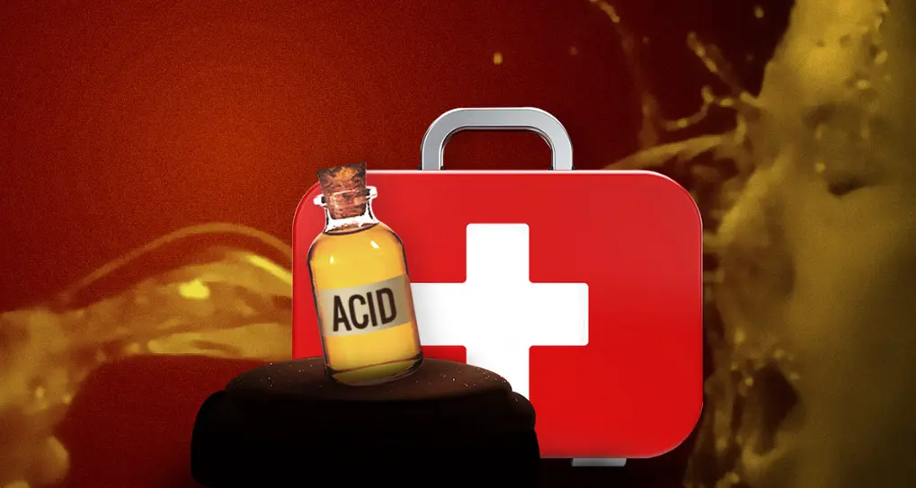 First Aid for Acid Attacks